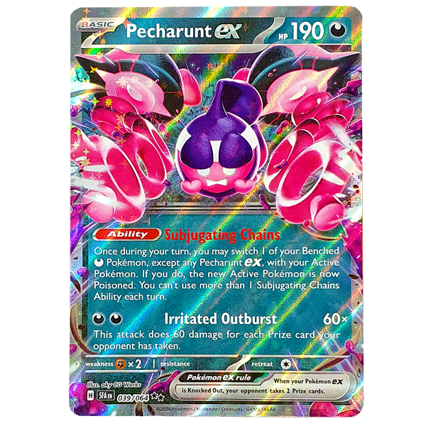 POKÉMON TCG - Pecharunt EX Ultra Rare - 039/064