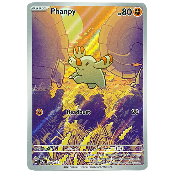 POKÉMON TCG - Phanpy Illustration Rare - 205/191