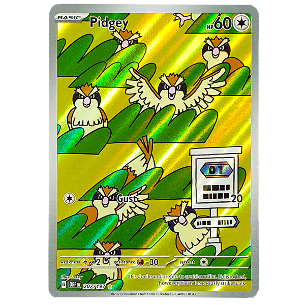 POKÉMON TCG - Pidgey Illustration Rare - 207/197