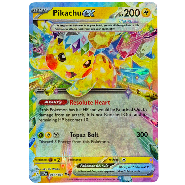 POKÉMON TCG - Pikachu EX Ultra Rare - 057/191