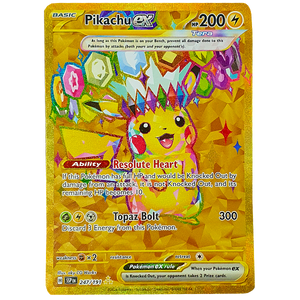 POKÉMON TCG - Pikachu ex Gold Secret Rare - 247/191