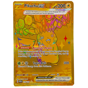 POKÉMON TCG - Pikachu ex Gold Hyper Rare - 179/131