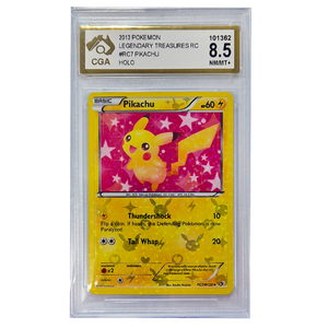 POKÉMON TCG - Pikachu Uncommon Holo Radiant Collection - RC7/RC25 - CGA Graded 8.5