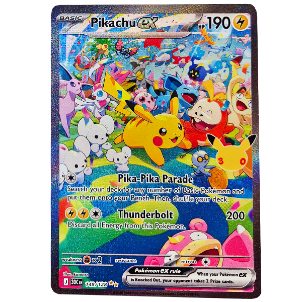 POKÉMON TCG - Pikachu ex Special Illustration Rare - 149/128