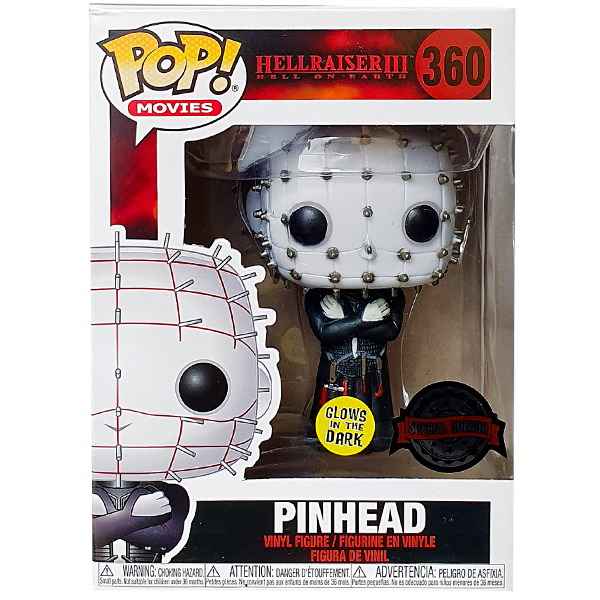 Hellraiser 3 - Pinhead Glow US Exclusive Pop! Vinyl Figure