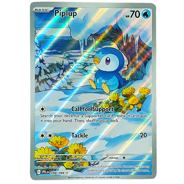 POKÉMON TCG - Piplup Illustration Rare - 098/094