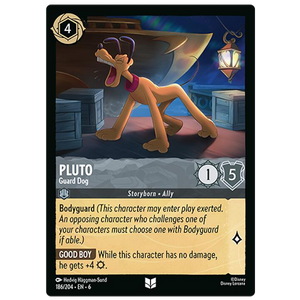 Disney Lorcana TCG - Pluto Guard Dog - 186/204 - Uncommon