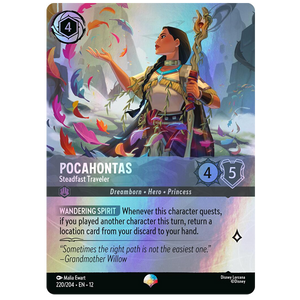 Disney Lorcana TCG - Pocahontas Steadfast Traveler - 220/204 - Epic