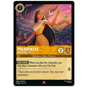 Disney Lorcana TCG - Pocahontas Guiding the Tribe - 12/204