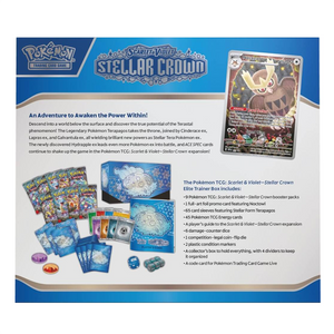 POKÉMON TCG - Scarlet & Violet Stellar Crown - Elite Trainer Box