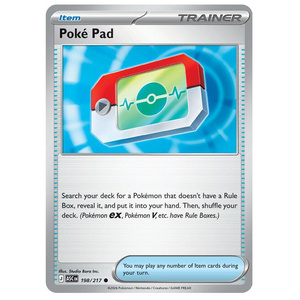 POKÉMON TCG - Poke Pad Trainer Common - 198/217