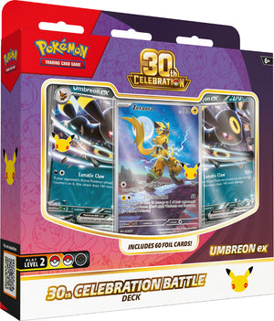 PRE-ORDER Pokemon - 30th Celebration Battle Deck (Assorted) - PRE ORDER - LIMIT 1 PER PERSON - SC MEMBERS ONLY