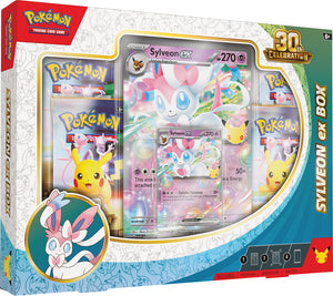 PRE-ORDER Pokemon - 30th Celebration Sylveon ex Box/Greninja ex Box (Assorted) - PRE ORDER - LIMIT 1 PER PERSON - SC MEMBERS ONLY