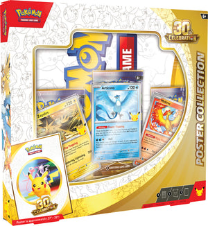 PRE-ORDER Pokemon - 30th Celebration Poster Collection - PRE ORDER - LIMIT 1 PER PERSON - SC MEMBERS ONLY