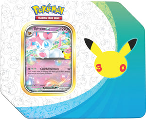 PRE-ORDER Pokemon - 30th Celebration 5 Booster Tin (Assorted) - PRE ORDER - LIMIT 1 PER PERSON - SC MEMBERS ONLY