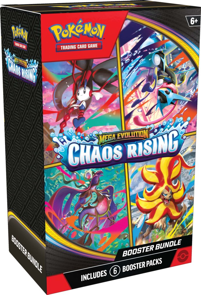 PRE-ORDER Pokemon - Mega Evolution Chaos Rising - Booster Bundle - PRE ORDER - LIMIT 2 PER PERSON