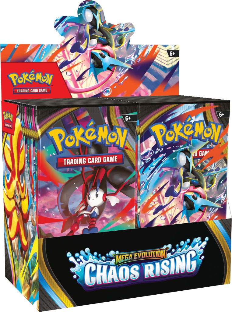 PRE-ORDER Pokemon - Mega Evolution Chaos Rising - Sealed Booster Box - PRE ORDER - LIMIT 1 PER PERSON