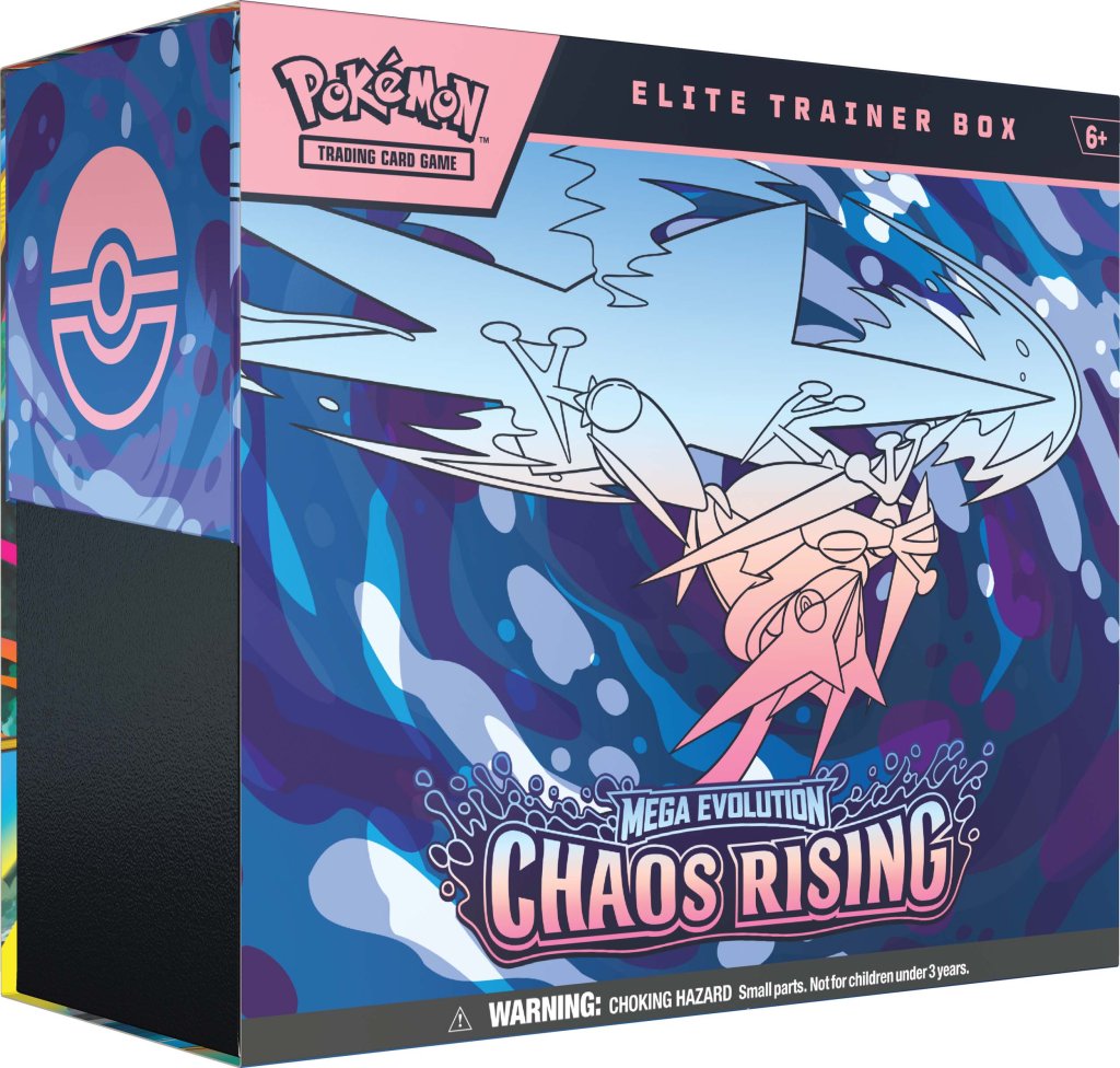 PRE-ORDER Pokemon - Mega Evolution Chaos Rising - Elite Trainer Box - PRE ORDER - LIMIT 2 PER PERSON