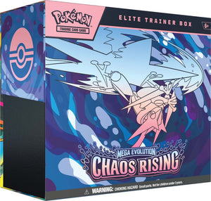 PRE-ORDER Pokemon - Mega Evolution Chaos Rising - Elite Trainer Box - PRE ORDER - LIMIT 2 PER PERSON