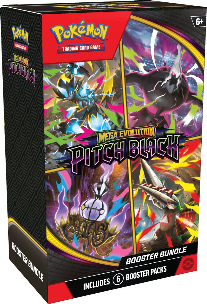 PRE-ORDER Pokemon - Mega Evolution Pitch Black - Booster Bundle - PRE ORDER - LIMIT 2 PER PERSON