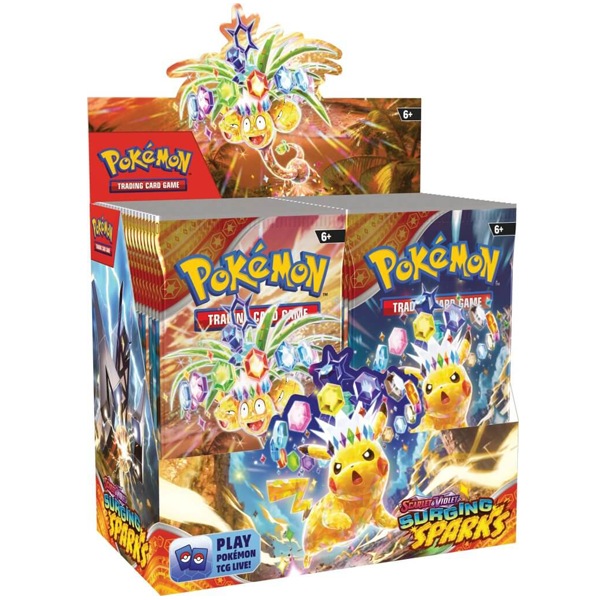 PRE-ORDER Pokemon TCG - Scarlet & Violet Surging Sparks - Sealed Booster Box - PRE-ORDER