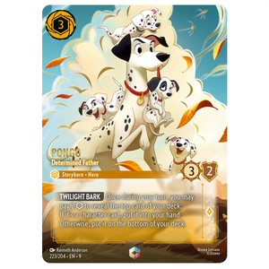 Disney Lorcana TCG - Pongo Determined Father - 223/204 - Enchanted