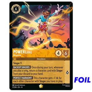 Disney Lorcana TCG - Powerline Megastar - 17/204 - Cold Foil