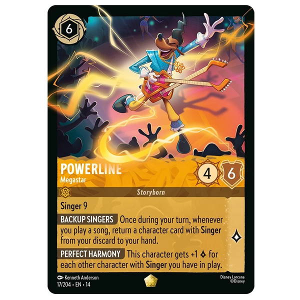 Disney Lorcana TCG - Powerline Megastar - 17/204