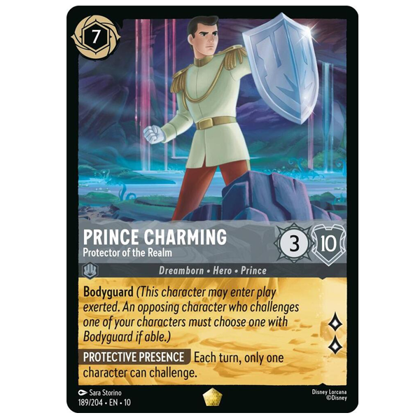 Disney Lorcana TCG - Prince Charming Protector of the Realm - 189/204