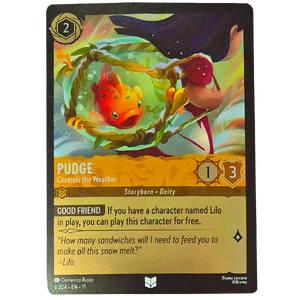 Disney Lorcana TCG - Pudge Controls the Weather - 3/204 - Cold Foil
