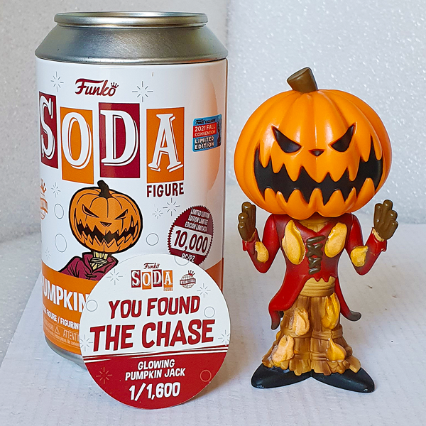 The Nightmare Before Christmas - Pumpkin King Jack Chase NYCC 2021 Exclusive SODA Figure