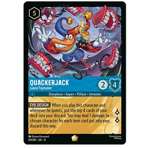 Disney Lorcana TCG - Quackerjack Loony Toymaker - 147/204