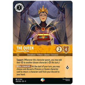 Disney Lorcana TCG - The Queen Conceited Ruler - 205/204 - Epic