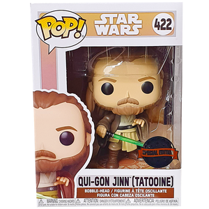 Star Wars - Qui-Gon Jinn (Tatooine) US Exclusive Pop! Vinyl Figure