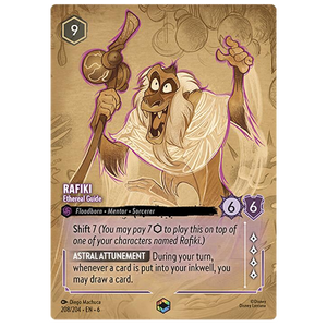 Disney Lorcana TCG - Rafiki Ethereal Guide - 208/204 - Enchanted