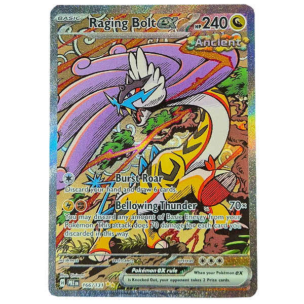 POKÉMON TCG - Raging Bolt ex Special Illustration Rare - 166/131