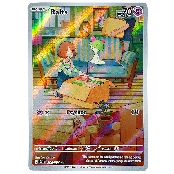 POKÉMON TCG - Ralts Illustration Rare - 211/198