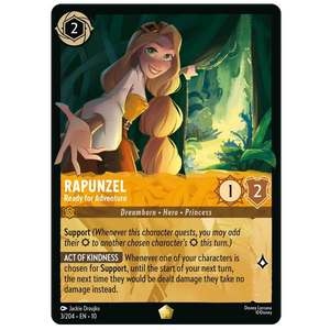 Disney Lorcana TCG - Rapunzel Ready for Adventure - 3/204