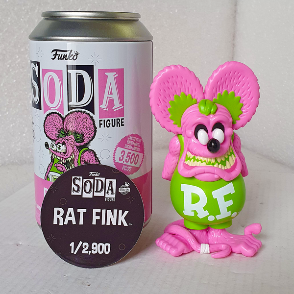 Rat Fink - Rat Fink (Neon) SODA Figure