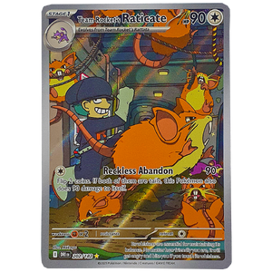 POKÉMON TCG - Team Rocket's Raticate Illustration Rare - 202/182