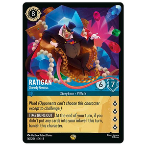 Disney Lorcana TCG - Ratigan Greedy Genius - 167/204