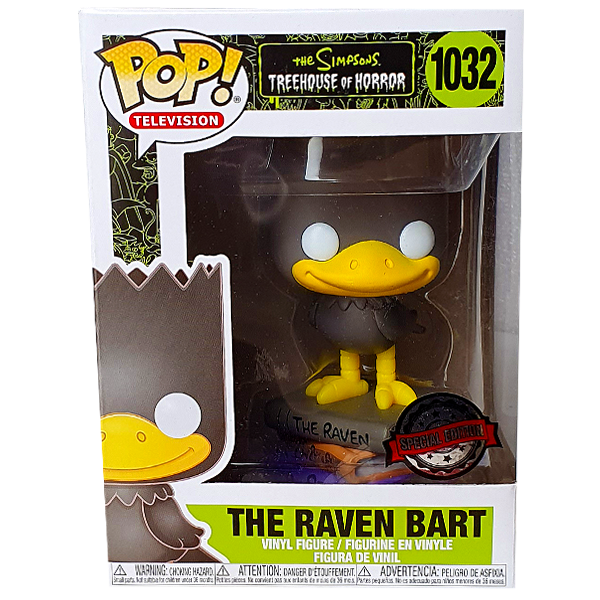 The Simpsons Treehouse of Horror - The Raven Bart Pop! Vinyl Figure