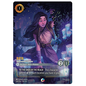Disney Lorcana TCG - Raya Determined Explorer - 240/204 - Enchanted