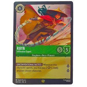 Disney Lorcana TCG - Raya Infiltration Expert - 100/204 - Cold Foil