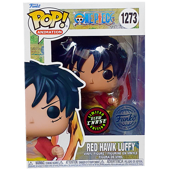 One Piece - Red Hawk Luffy Exclusive Chase Pop! Vinyl Figure
