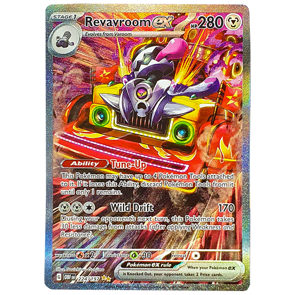 POKÉMON TCG - Revavroom EX Special Illustration Rare - 224/197