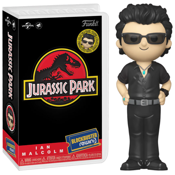 Jurassic Park - Dr. Ian Malcolm Blockbuster Rewind Vinyl Figure