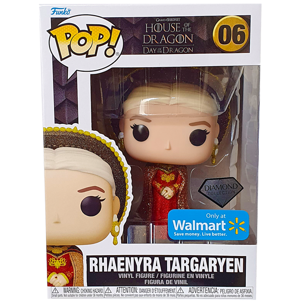 Game of Thrones: House of the Dragon - Rhaenyra Targaryen Diamond Glitter Walmart Exclusive Pop! Vinyl Figure