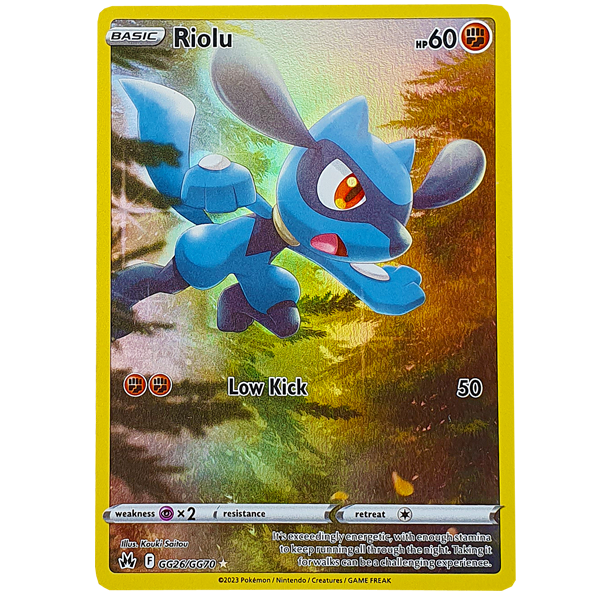 POKÉMON TCG - Riolu Holo Rare - GG26/GG70