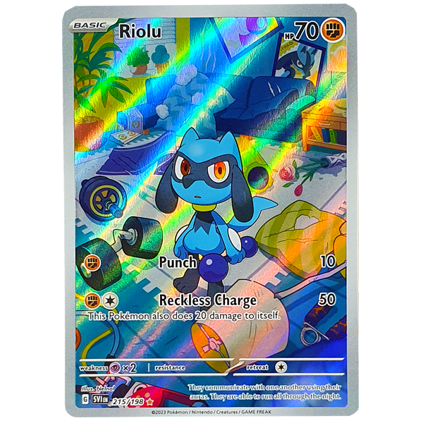 POKÉMON TCG - Riolu Illustration Rare - 215/198